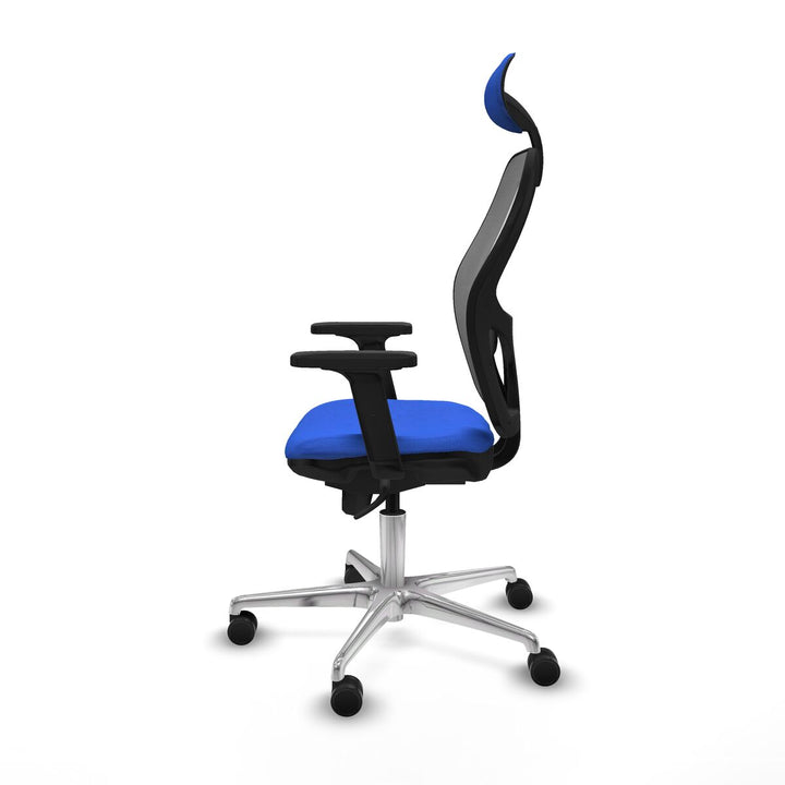 Office Chair with Headrest Piqueras y Crespo 2D086N1 Blue
