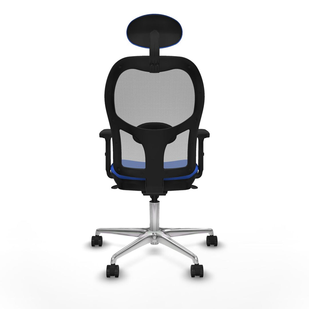 Office Chair with Headrest Piqueras y Crespo 2D086N1 Blue