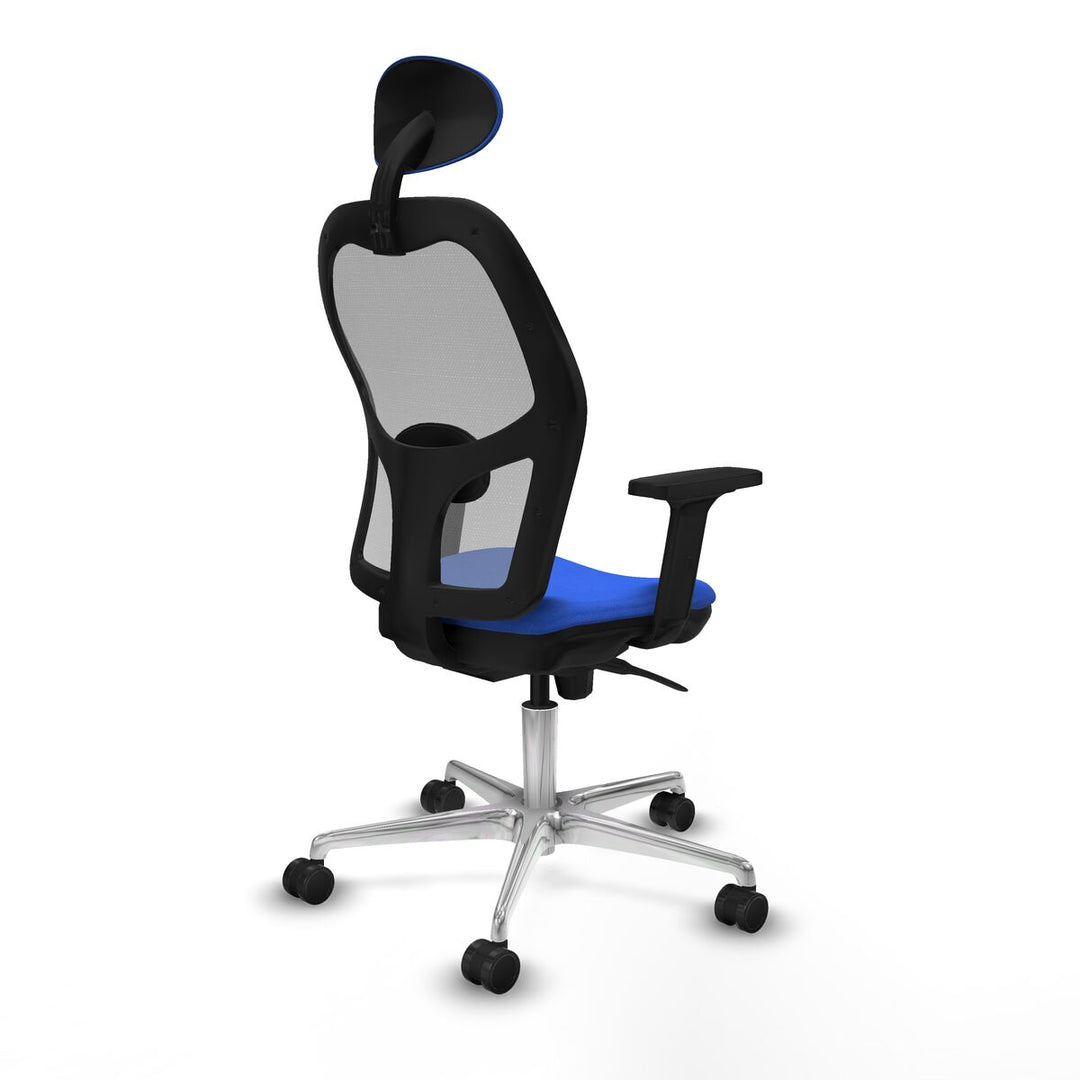 Office Chair with Headrest Piqueras y Crespo 2D086N1 Blue