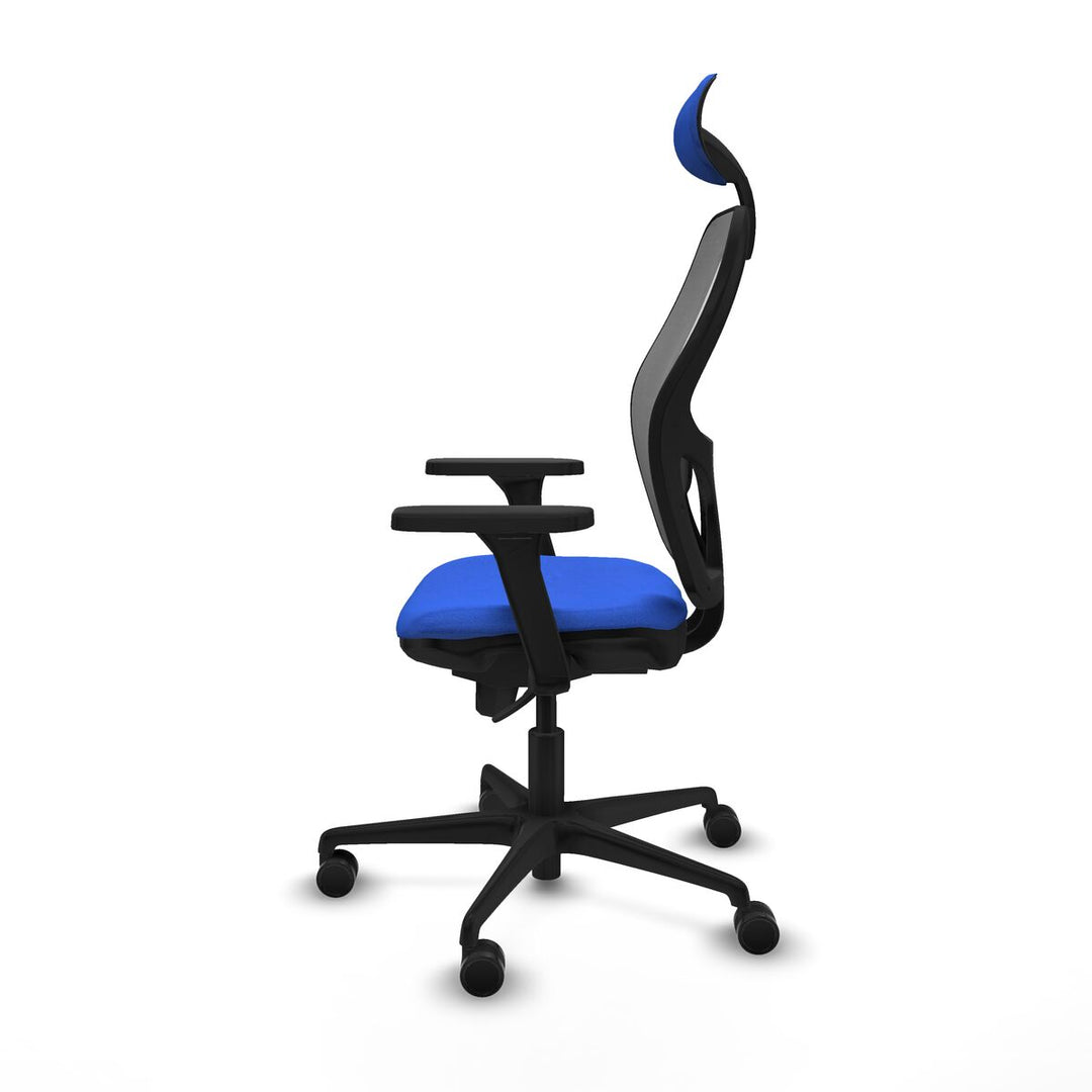 Office Chair with Headrest Piqueras y Crespo 3D036N1 Blue