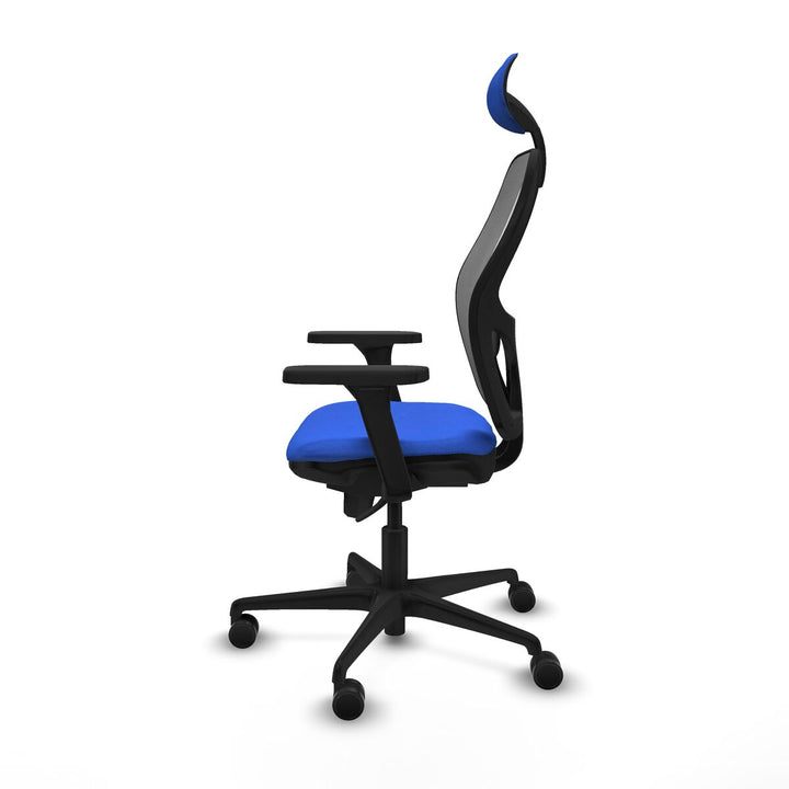 Office Chair with Headrest Piqueras y Crespo 3D036N1 Blue