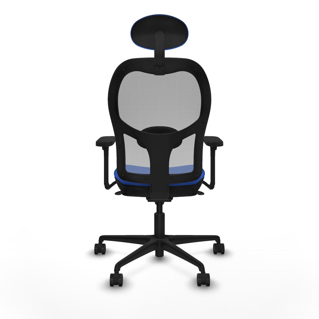 Office Chair with Headrest Piqueras y Crespo 3D036N1 Blue
