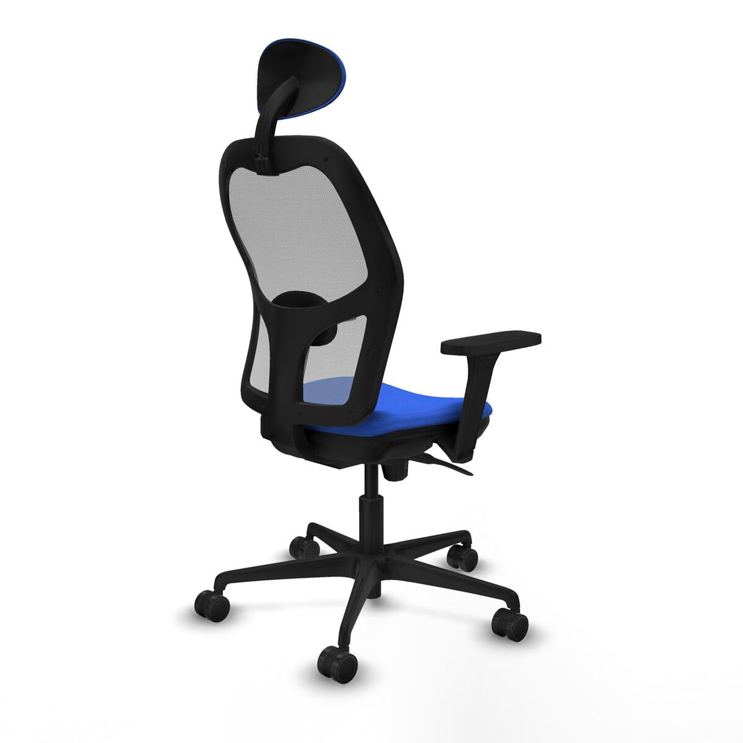 Office Chair with Headrest Piqueras y Crespo 3D036N1 Blue