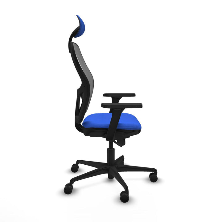 Office Chair with Headrest Piqueras y Crespo 3D036N1 Blue