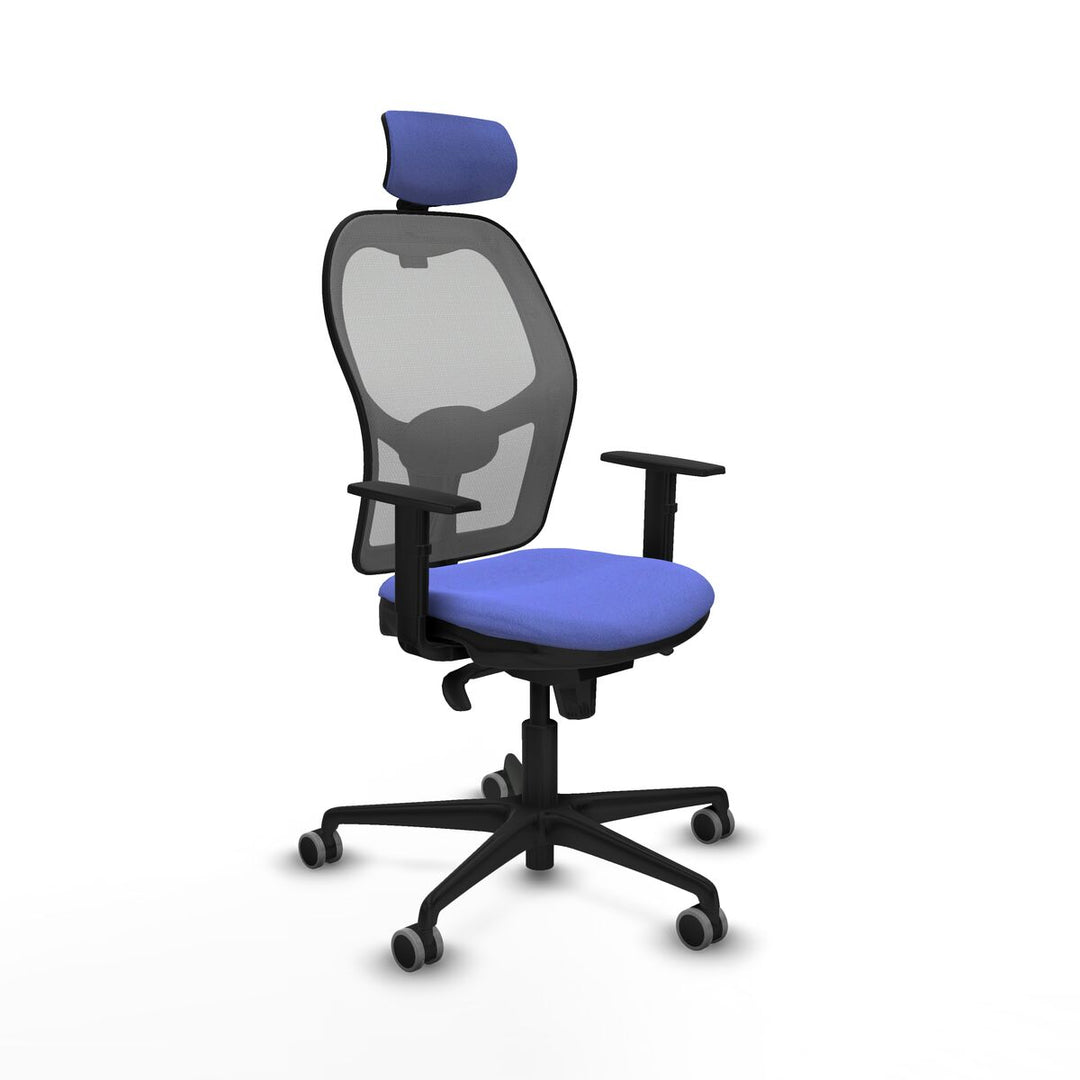 Office Chair with Headrest Piqueras y Crespo 1D036G2 Light Blue