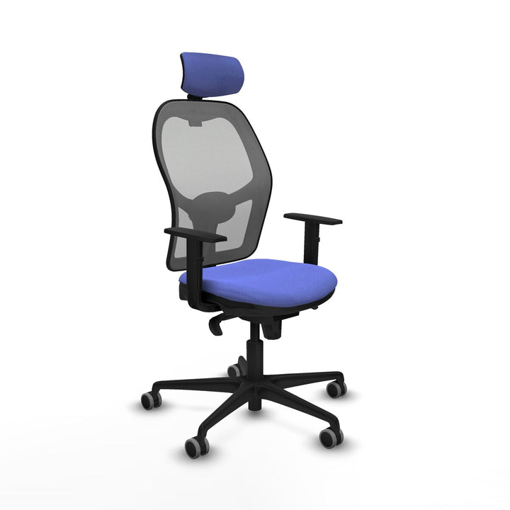 Office Chair with Headrest Piqueras y Crespo 1D036G2 Light Blue
