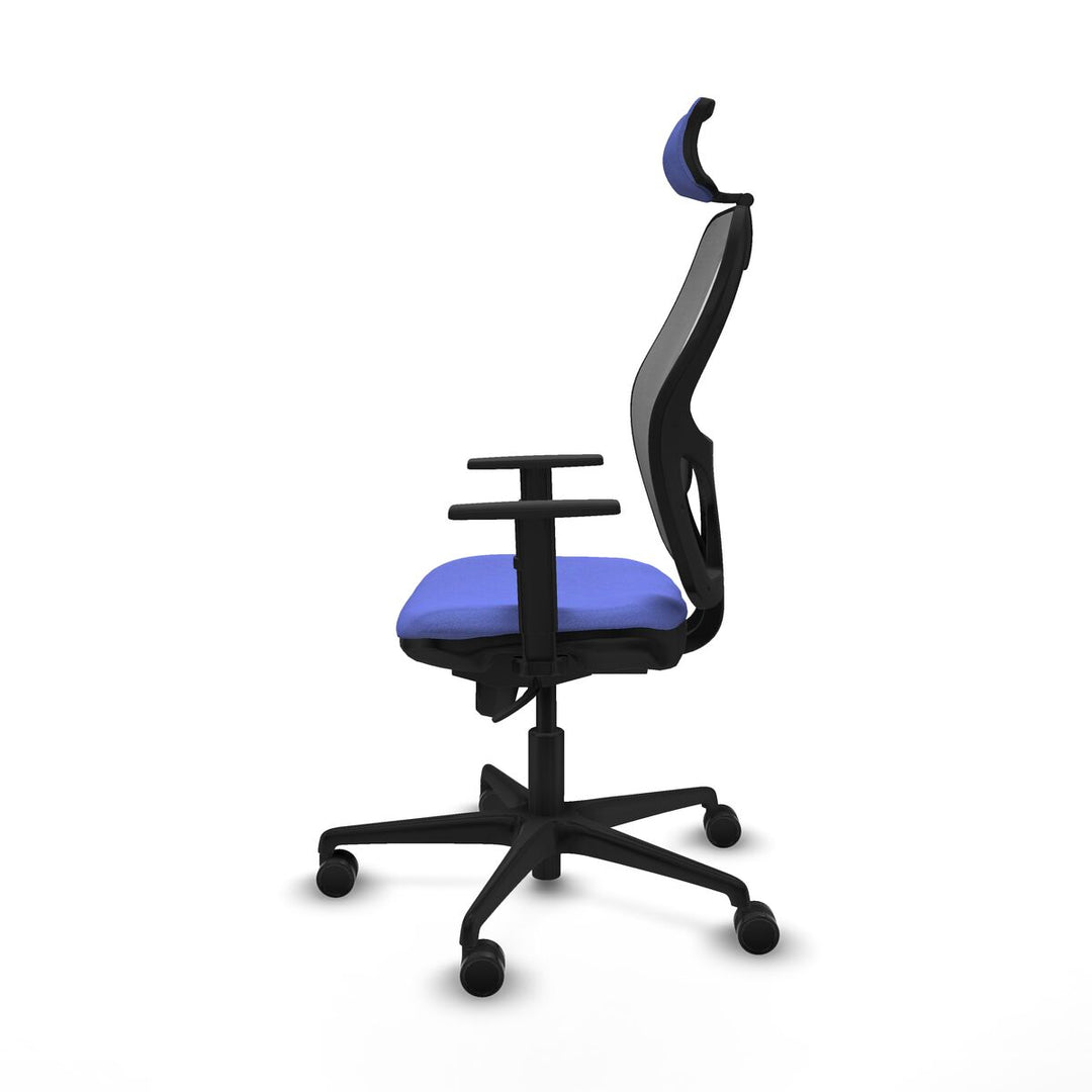 Office Chair with Headrest Piqueras y Crespo 1D036N2 Light Blue