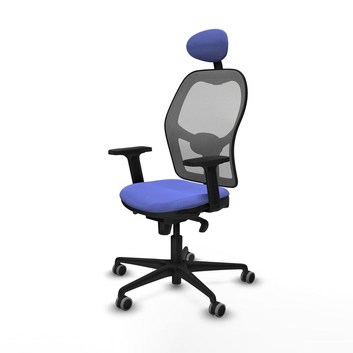 Office Chair with Headrest Piqueras y Crespo 2D036G1 Light Blue