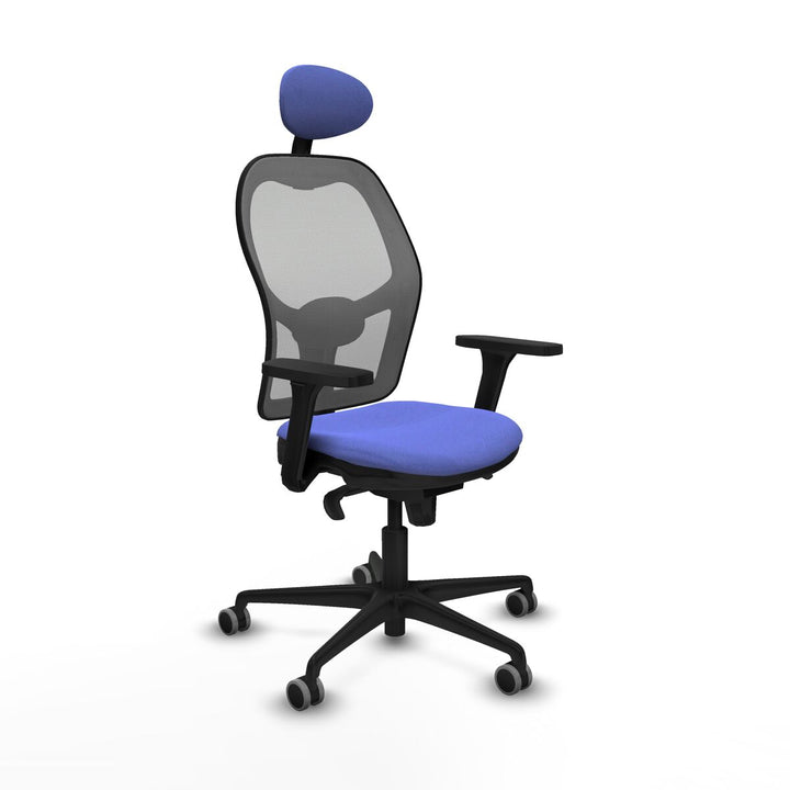 Office Chair with Headrest Piqueras y Crespo 3D036G1 Light Blue