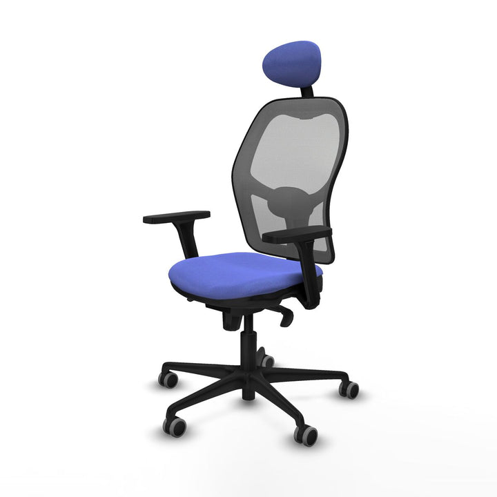 Office Chair with Headrest Piqueras y Crespo 3D036G1 Light Blue