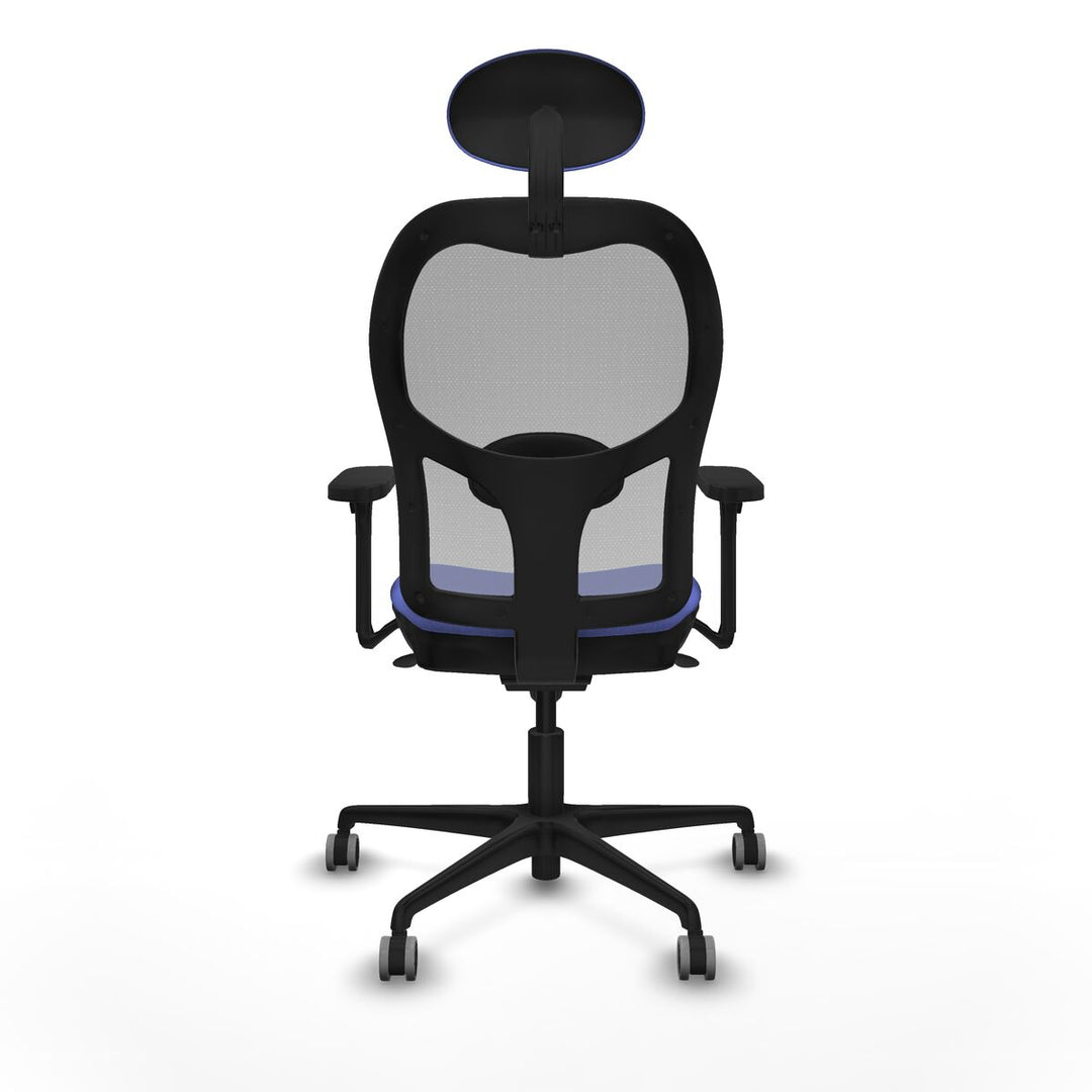 Office Chair with Headrest Piqueras y Crespo 3D036G1 Light Blue