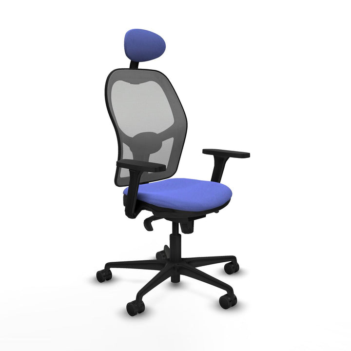 Office Chair with Headrest Piqueras y Crespo 3D036N1 Light Blue