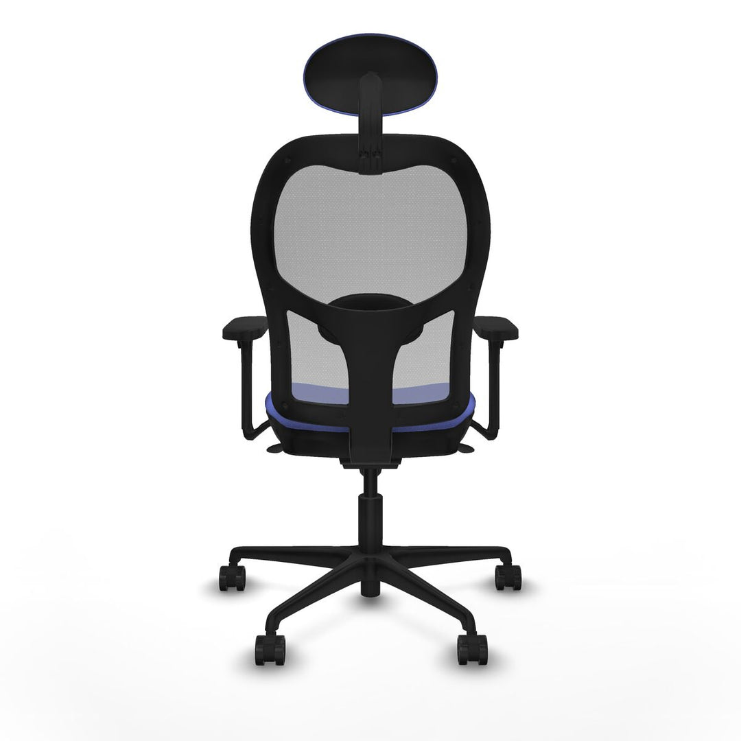 Office Chair with Headrest Piqueras y Crespo 3D036N1 Light Blue