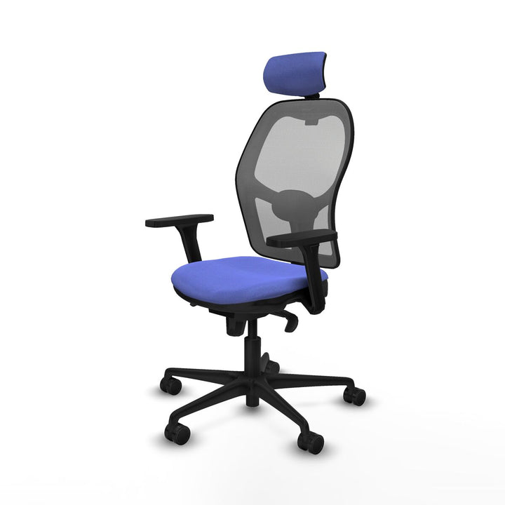 Office Chair with Headrest Piqueras y Crespo 3D036N2 Light Blue