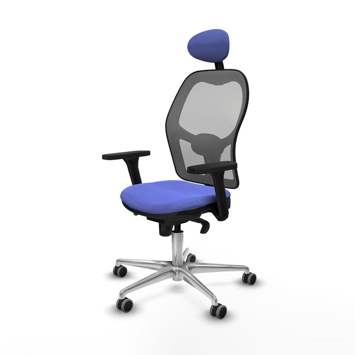 Office Chair with Headrest Piqueras y Crespo 3D086G1 Light Blue