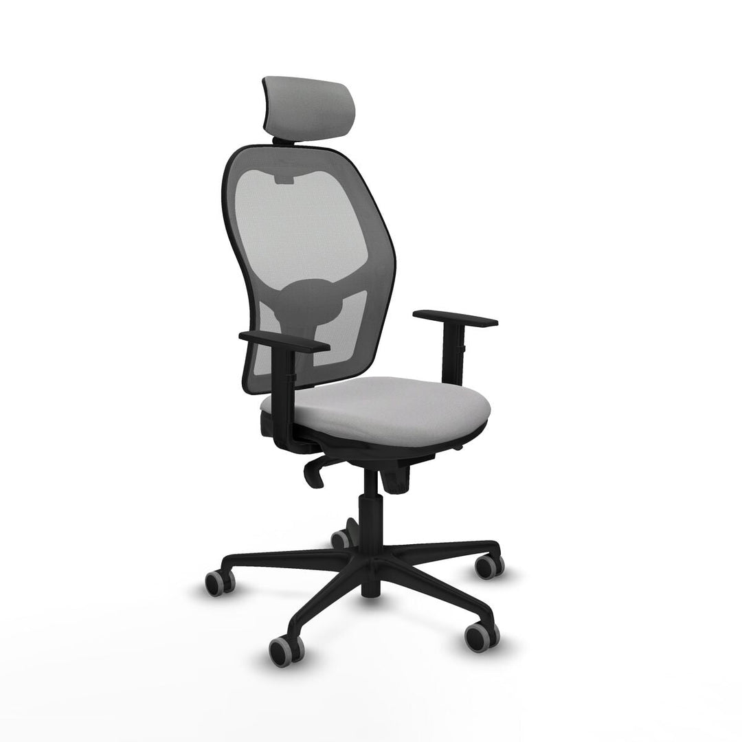 Office Chair with Headrest Jorquera Piqueras y Crespo 1D036G2 Light grey