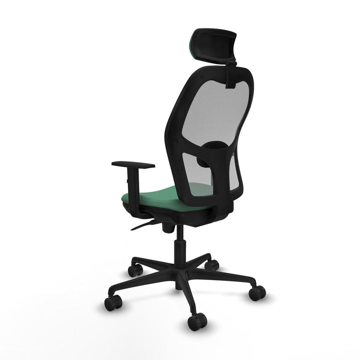 Office Chair with Headrest Piqueras y Crespo 1D036N2 Emerald Green