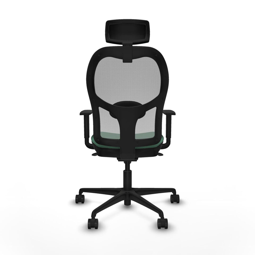 Office Chair with Headrest Piqueras y Crespo 1D036N2 Emerald Green