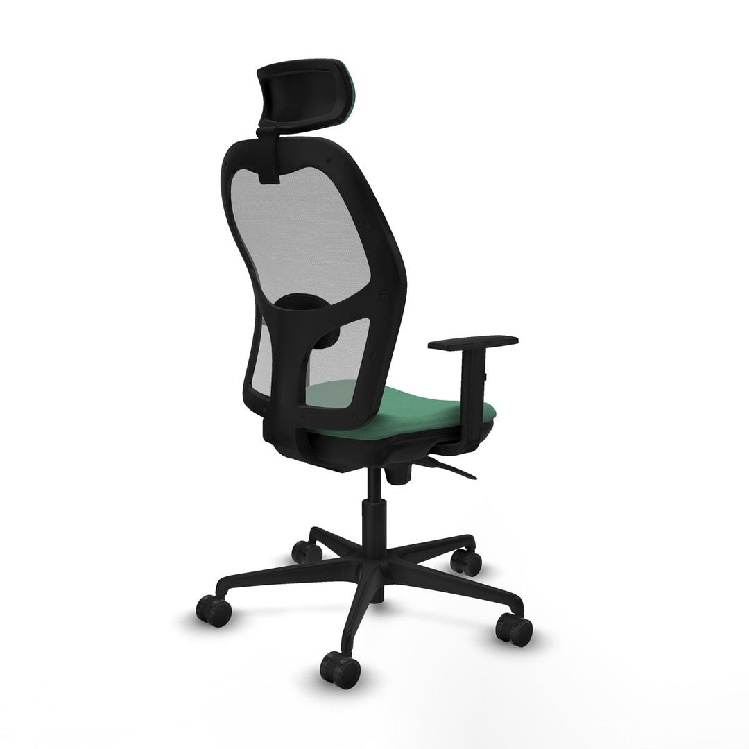 Office Chair with Headrest Piqueras y Crespo 1D036N2 Emerald Green