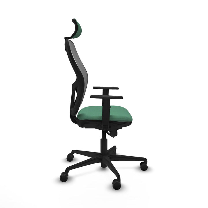 Office Chair with Headrest Piqueras y Crespo 1D036N2 Emerald Green