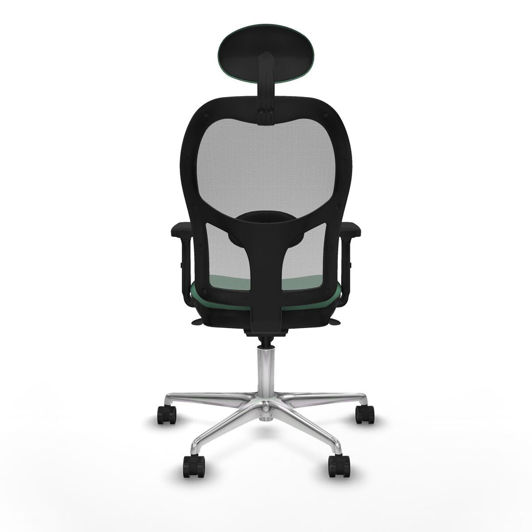 Office Chair with Headrest Piqueras y Crespo 2D086N1 Emerald Green
