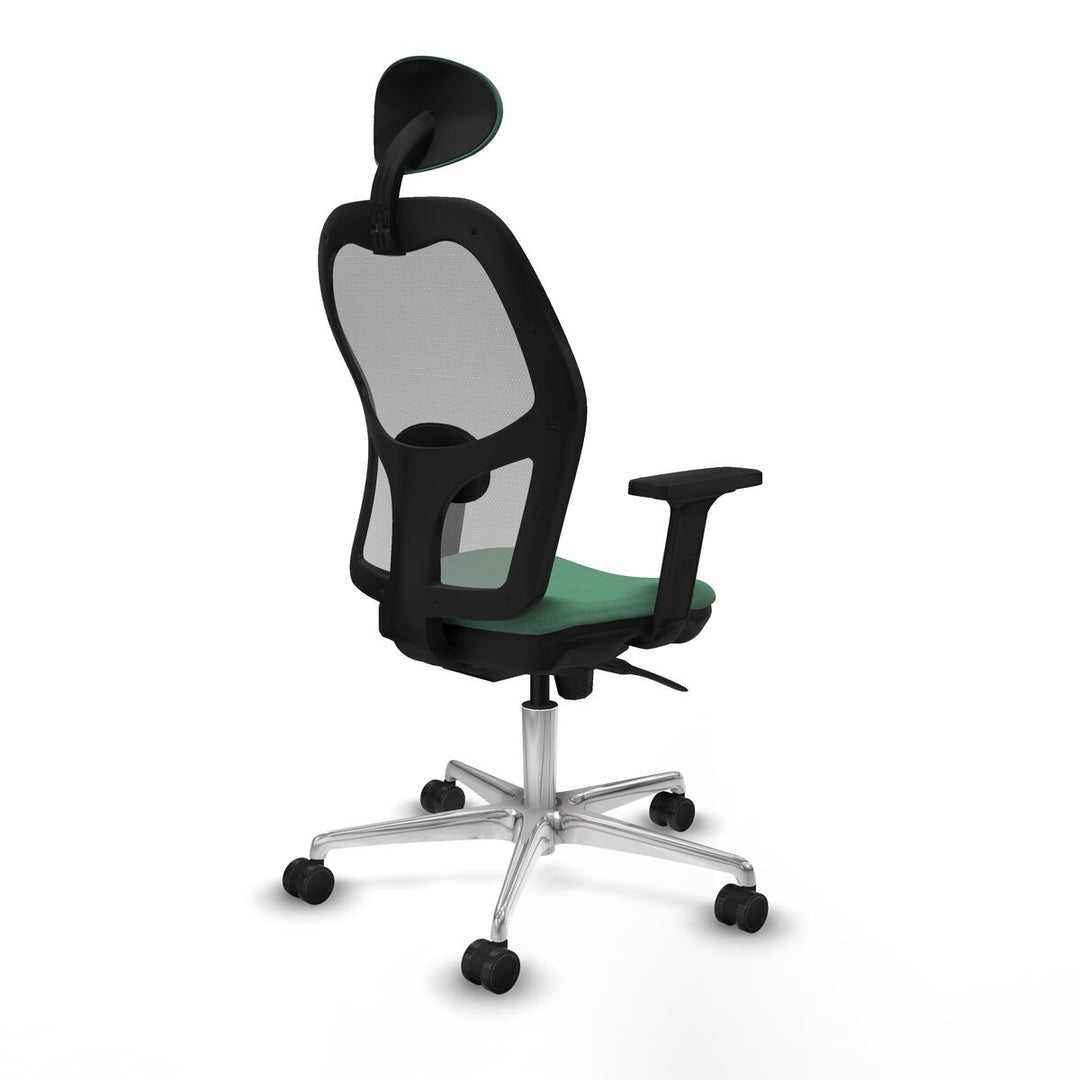 Office Chair with Headrest Piqueras y Crespo 2D086N1 Emerald Green