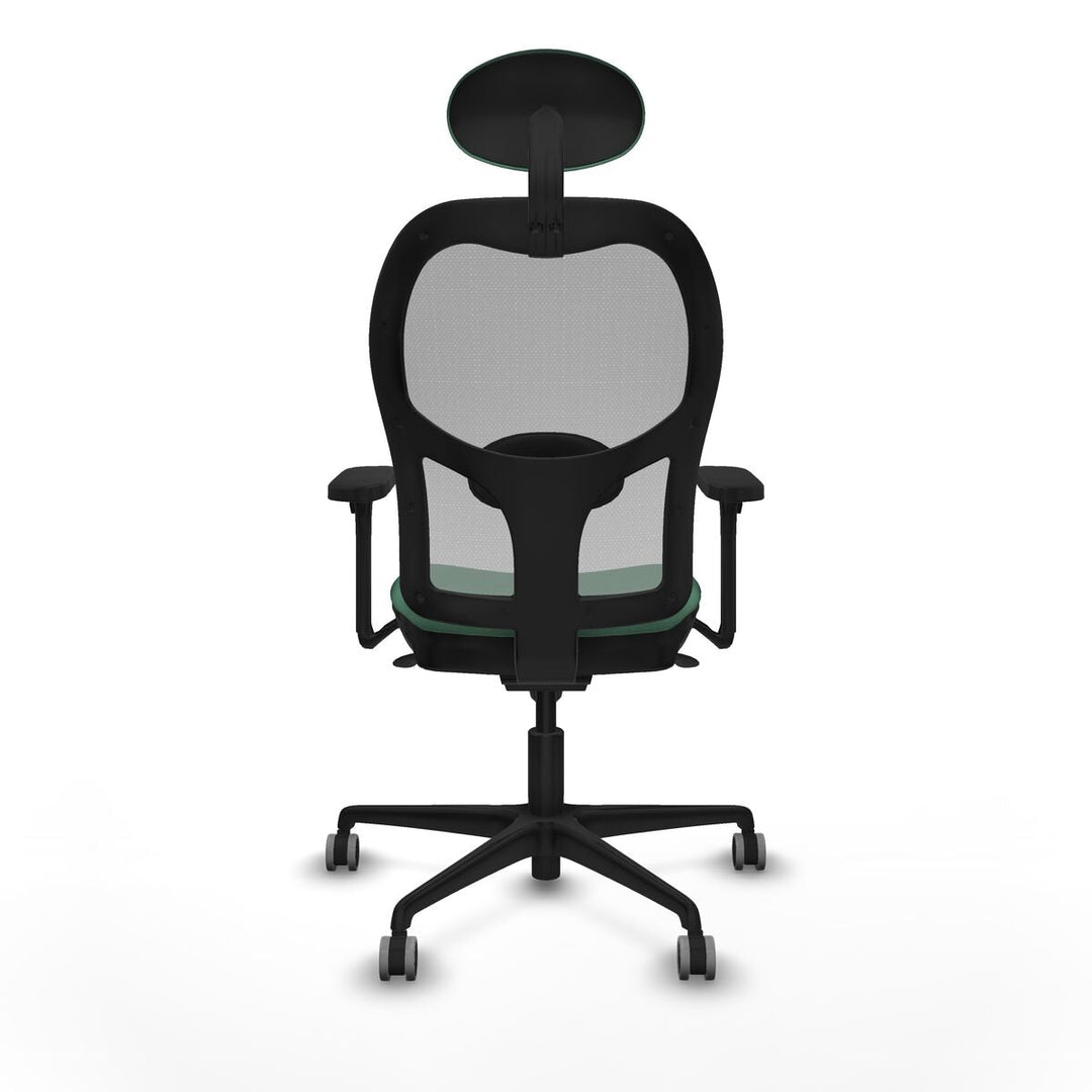 Office Chair with Headrest Piqueras y Crespo 3D036G1 Emerald Green