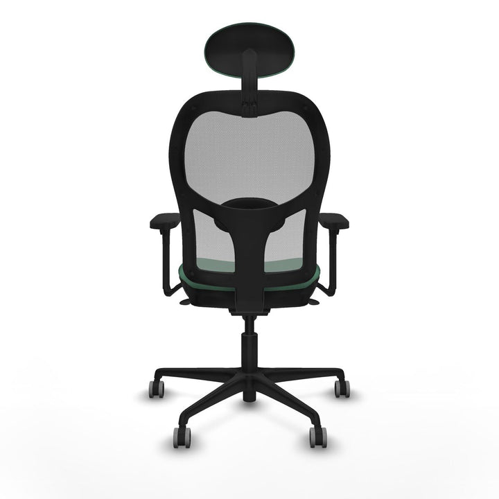 Office Chair with Headrest Piqueras y Crespo 3D036G1 Emerald Green