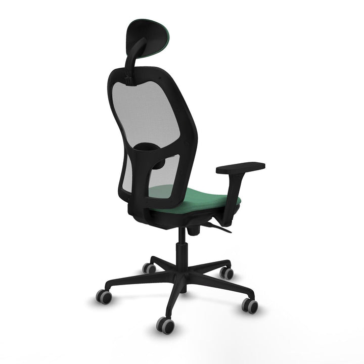 Office Chair with Headrest Piqueras y Crespo 3D036G1 Emerald Green