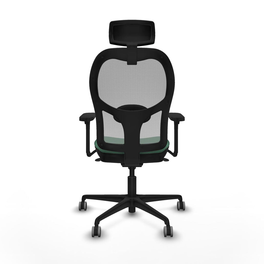 Office Chair with Headrest Piqueras y Crespo 3D036G2 Emerald Green