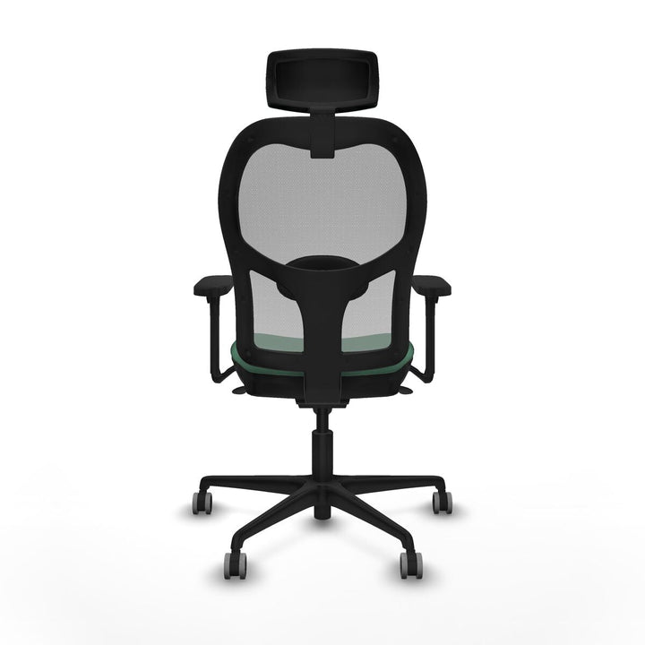 Office Chair with Headrest Piqueras y Crespo 3D036G2 Emerald Green