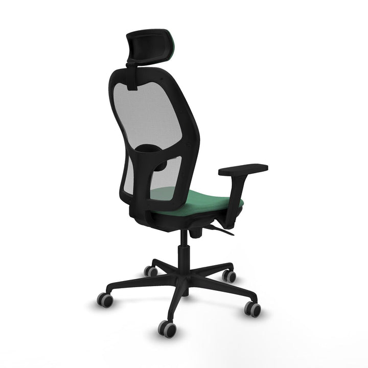 Office Chair with Headrest Piqueras y Crespo 3D036G2 Emerald Green