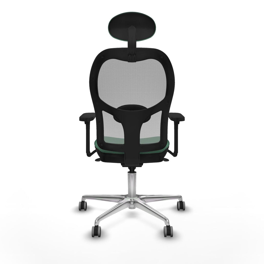 Office Chair with Headrest Piqueras y Crespo 3D086G1 Emerald Green