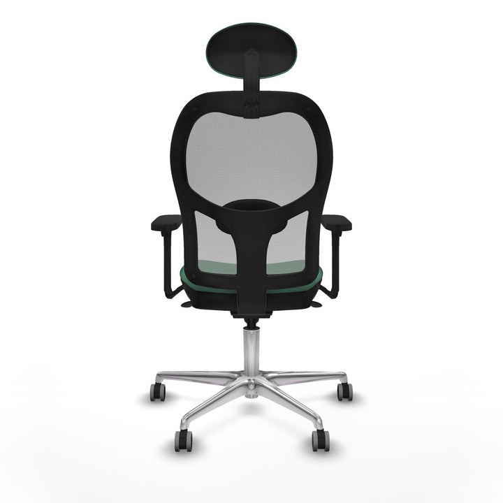 Office Chair with Headrest Piqueras y Crespo 3D086G1 Emerald Green