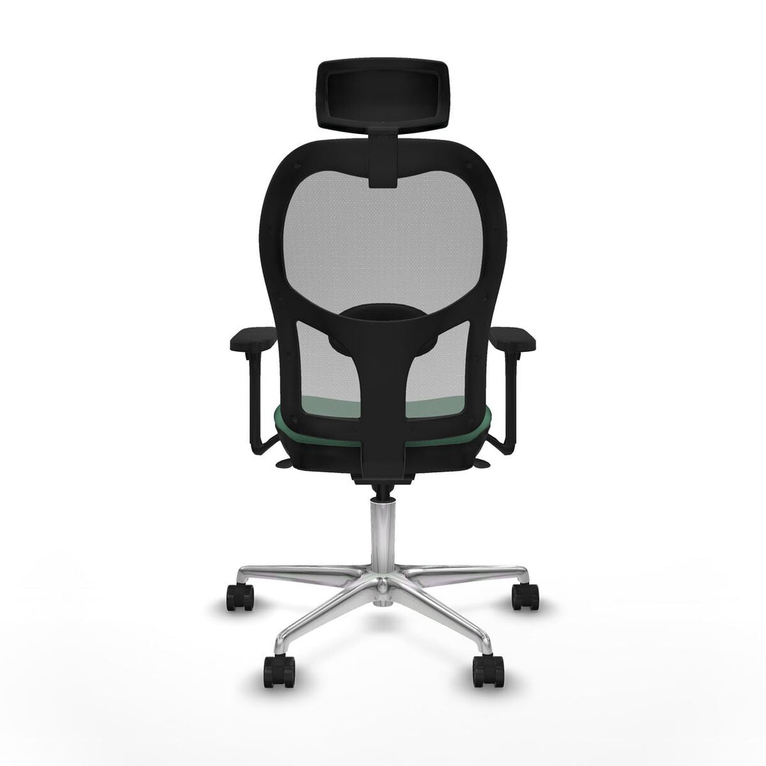 Office Chair with Headrest Piqueras y Crespo 3D086N2 Emerald Green