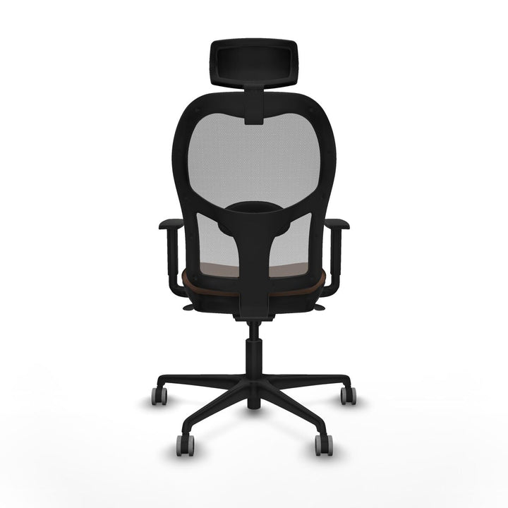 Office Chair with Headrest Piqueras y Crespo 1D036G2 Grey Dark brown
