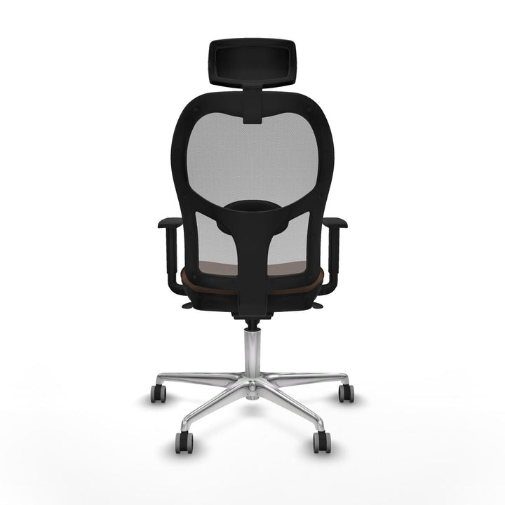 Office Chair with Headrest Piqueras y Crespo 1D086G2 Grey Dark brown