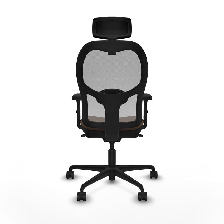 Office Chair with Headrest Piqueras y Crespo 2D036N2 Grey Dark brown