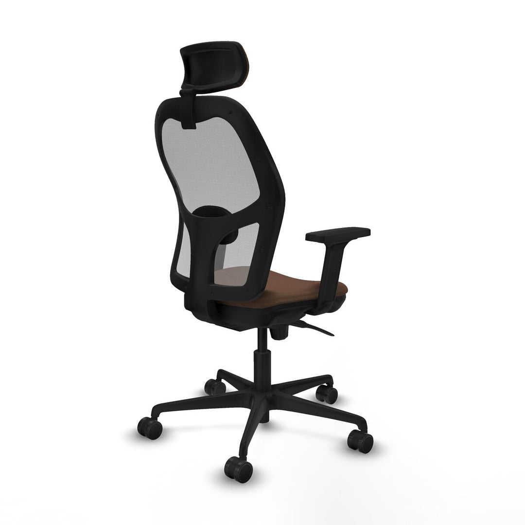 Office Chair with Headrest Piqueras y Crespo 2D036N2 Grey Dark brown