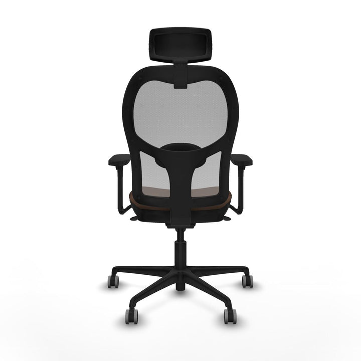 Office Chair with Headrest Piqueras y Crespo 3D036G2 Grey Dark brown