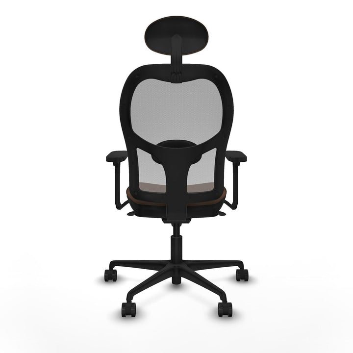 Office Chair with Headrest Piqueras y Crespo 3D036N1 Grey Dark brown