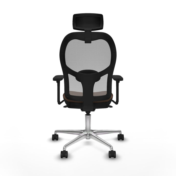Office Chair with Headrest Piqueras y Crespo 3D086N2 Grey Dark brown