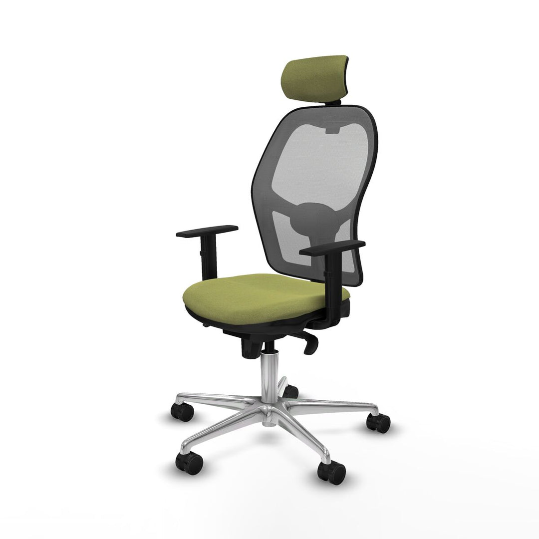 Office Chair with Headrest Piqueras y Crespo 1D086N2 Green