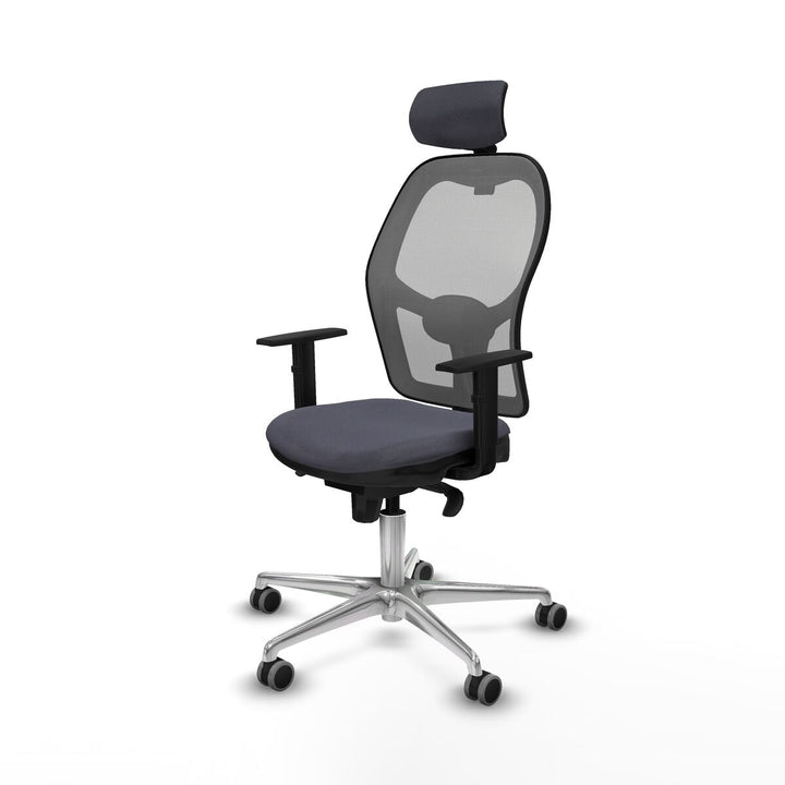 Office Chair with Headrest Piqueras y Crespo 1D086G2 Dark grey