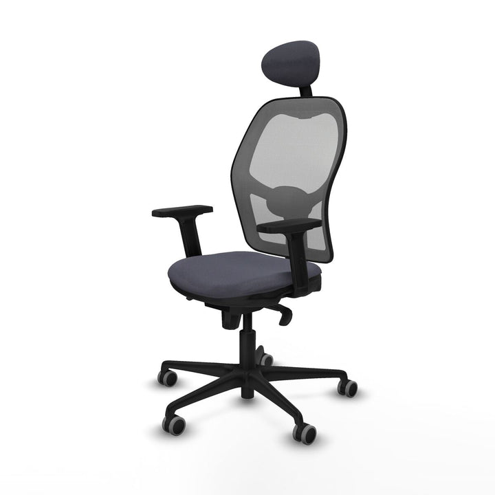 Office Chair with Headrest Piqueras y Crespo 2D036G1 Dark grey