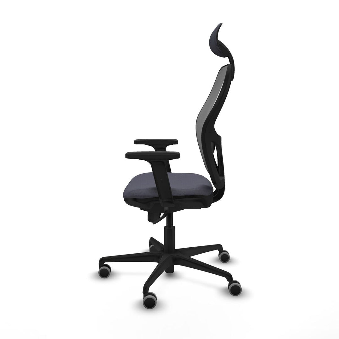 Office Chair with Headrest Piqueras y Crespo 2D036G1 Dark grey