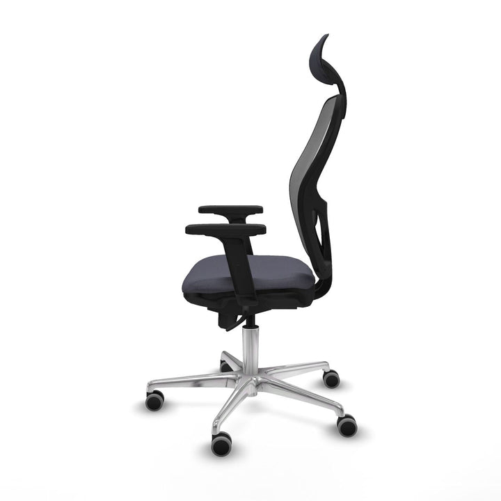 Office Chair with Headrest Piqueras y Crespo 2D086G1 Dark grey