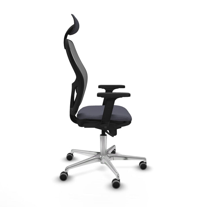 Office Chair with Headrest Piqueras y Crespo 2D086G1 Dark grey