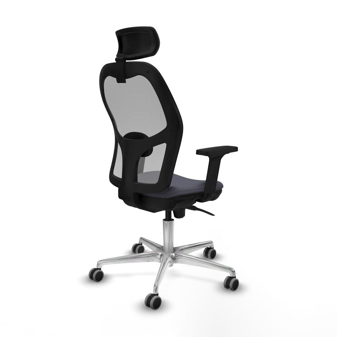 Office Chair with Headrest Piqueras y Crespo 2D086G2 Dark grey