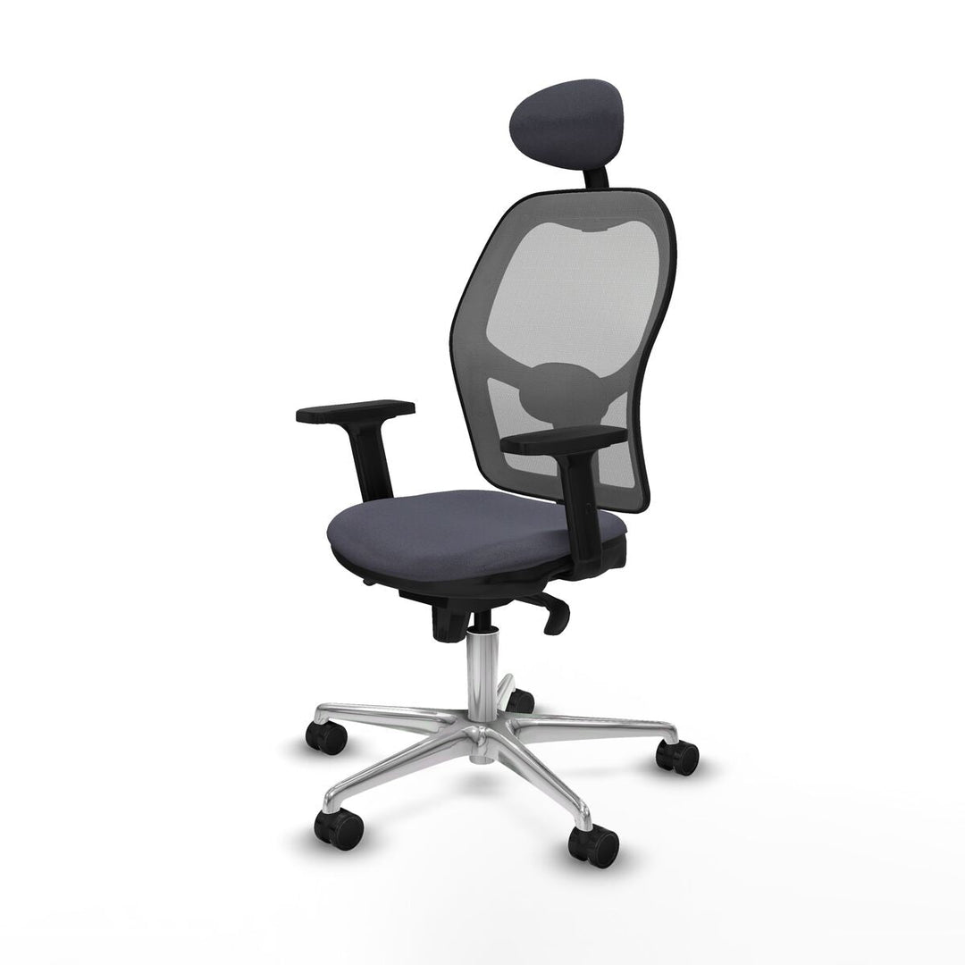 Office Chair with Headrest Piqueras y Crespo 2D086N1 Dark grey